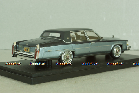 Cadillac Fleetwood Brougham 1991, blue/ligh blue, 43356, NEO 1:43