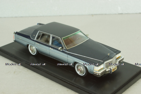 Cadillac Fleetwood Brougham 1991, blue/ligh blue, 43356, NEO 1:43