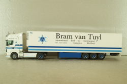 Scania 114L with semi-trailer "Bram van Tuyl" white, Tekno 1:50