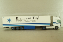 Scania 114L with semi-trailer "Bram van Tuyl" white, Tekno 1:50
