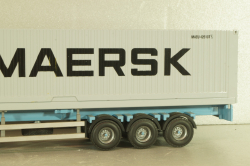 Volvo FH 12 with semi-trailer "Maersk" white/blue/grey, Tekno 1:50