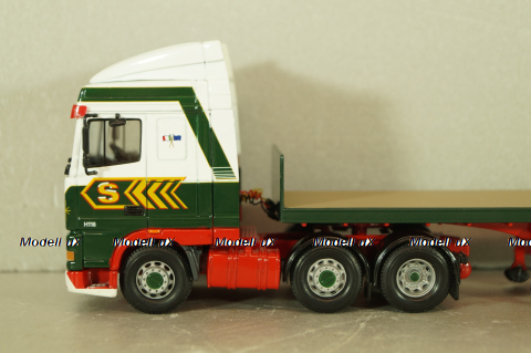 Daf 95XF truck with semi-trailer "Stobart" 1997, green/white, Corgi 1:50
