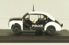 Renault 4 CV Police 1950, white/black, V3166, Eligor 1:43