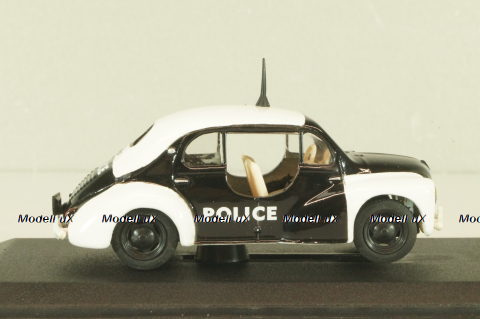 Renault 4 CV Police 1950, white/black, V3166, Eligor 1:43