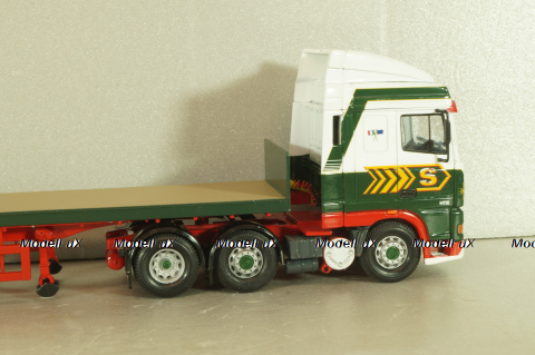 Daf 95XF truck with semi-trailer "Stobart" 1997, green/white, Corgi 1:50