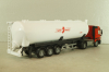 Mercedes-Benz Actros (MP1) 1840 witth semi-trailer "Spitzer Eurovrac" 1996, red/white, Joal 1:50 