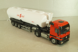 Mercedes-Benz Actros (MP1) 1840 witth semi-trailer "Spitzer Eurovrac" 1996, red/white, Joal 1:50 