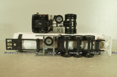 Mercedes-Benz Actros (MP1) 1840 witth semi-trailer "Spitzer Eurovrac" 1996, red/white, Joal 1:50 