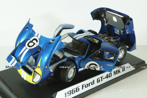 Ford GT-40 MK II #6 24h LeMans 1966 Bianchi, Andretti, Shelby Collectibles 1:18