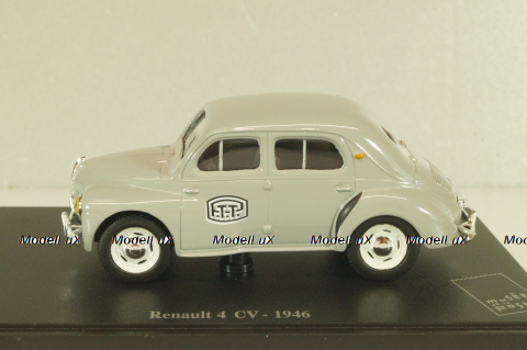 Renault 4 CV 1946, grey, Atlas 1:43