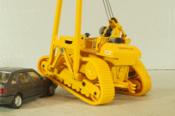 Caterpillar Cat 591 Pipelayer (трубоукладчик), yellow, No.224, Joal 1:50