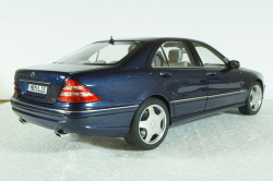 Mercedes S55 AMG (W220) 2000, Blue Metallic, 183817, Norev 1:18