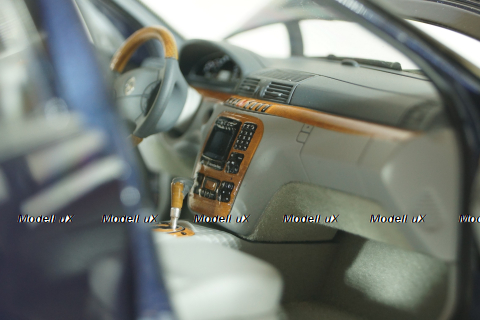 Mercedes S55 AMG (W220) 2000, Blue Metallic, 183817, Norev 1:18