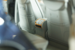 Mercedes S55 AMG (W220) 2000, Blue Metallic, 183817, Norev 1:18