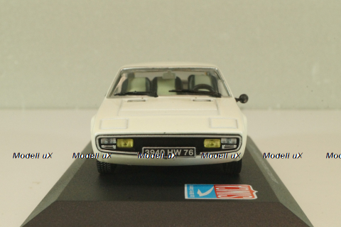 Matra Simca Bagheera 1975, white,  Les Belles Annees Simca #41, Altaya 1:43