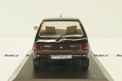 Peugeot 205 1.6 GTI 1985, black, Altaya 1:43 Уценка!