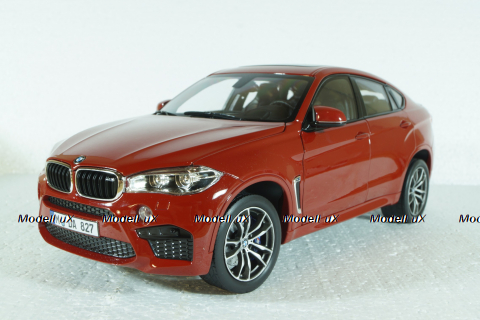 BMW X6 M (F16), 2015 Metallic Red, 183242, Norev 1:18