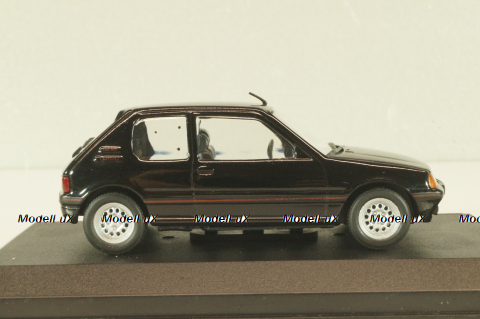 Peugeot 205 1.6 GTI 1985, black, Altaya 1:43 Уценка!