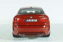BMW X6 M (F16), 2015 Metallic Red, 183242, Norev 1:18