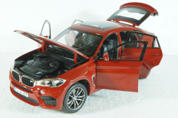 BMW X6 M (F16), 2015 Metallic Red, 183242, Norev 1:18