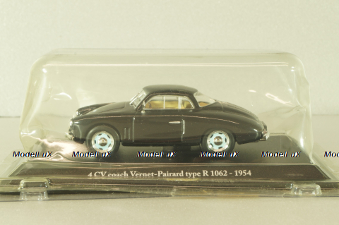 Renault 4CV coach Vernet-Pairard type R 1954, black, Eligor 1:43