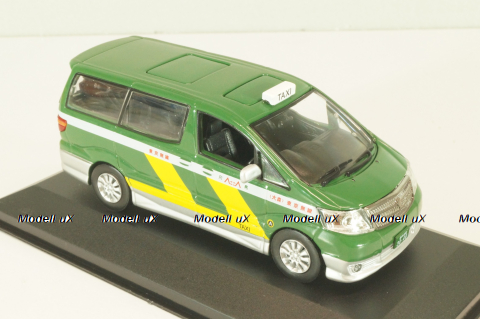 Toyota Alphard Taxi, Tokyo 2005, green, Altaya 1:43