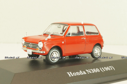 Honda N360 1967, red, Micro-voitures #80, Altaya 1:43