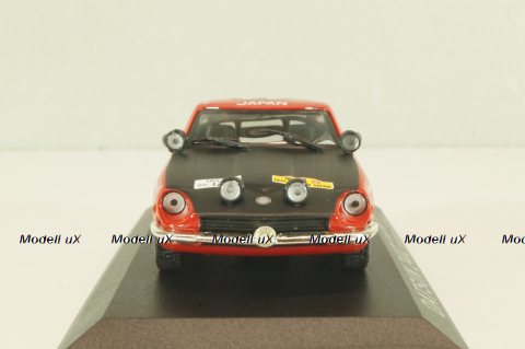 Datsun 240Z #11 Rally Safari 1971, E.Herrmann/H.Schuller, red/black, Altaya 1:43