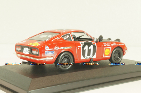 Datsun 240Z #11 Rally Safari 1971, E.Herrmann/H.Schuller, red/black, Altaya 1:43