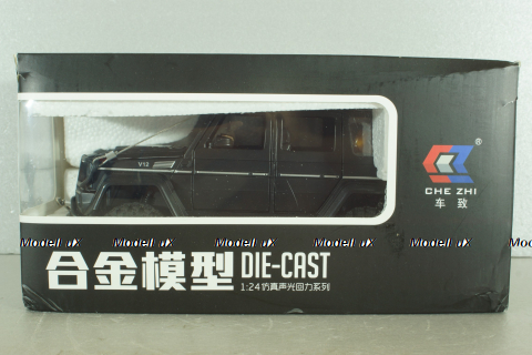 Mercedes Brabus 550 Adventure G-Class 4x4² 2017, black, 24722B, Che Zhi 1:24