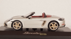 Porsche 982 Boxster "25 Years" GT-silver metallic, Minichamps 1:43