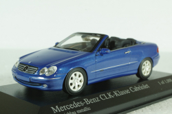 Mercedes CLK Cabriolet (A209) 2003 blue 400031431 Minichamps 1:43 