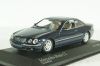 Mercedes CL 500 Coupe (C215) 1999, dark blue, 430038027, Minichamps 1:43 
