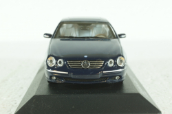 Mercedes CL 500 Coupe (C215) 1999, dark blue, 430038027, Minichamps 1:43 