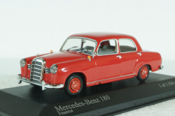 Mercedes 180 1953, red, (W120) 430033106, Minichamps 1:43