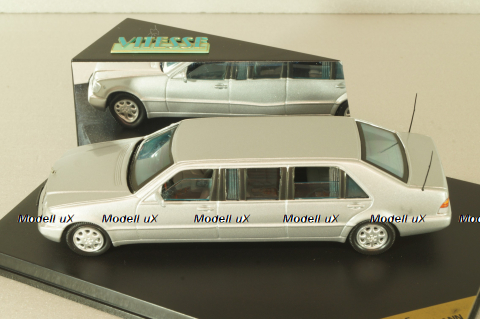 Mercedes-Benz S 600 (W140) Pullmann 1999, silver, VMC99025, Vitesse 1:43