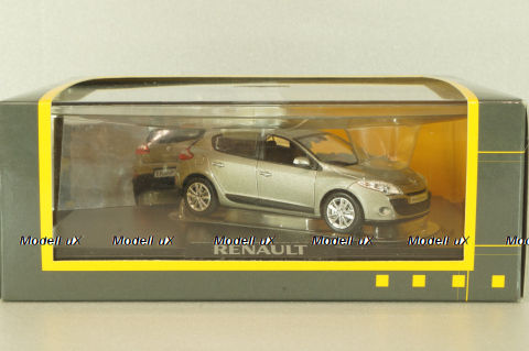 Renault Megane III Berline 2008, grey, 7711425974, Norev 1:43