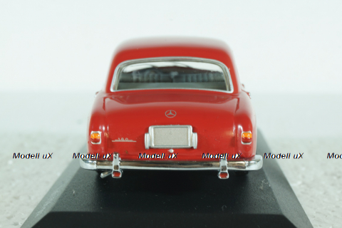Mercedes 180 1953, red, (W120) 430033106, Minichamps 1:43
