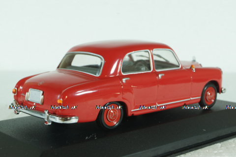 Mercedes 180 1953, red, (W120) 430033106, Minichamps 1:43