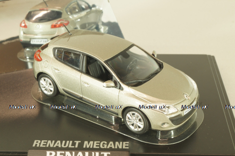 Renault Megane III Berline 2008, grey, 7711425974, Norev 1:43