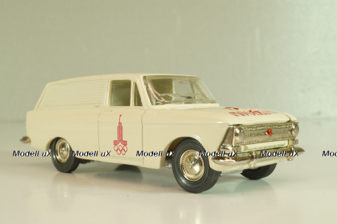 Москвич-433 А6, светло-кремовый, Олимпиада 80, капот 2 зажима, ошибочное дно,Тантал/Радон 1:43