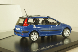 Peugeot 206 SW 2001, blue, Norev 1:43 