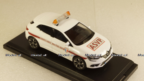 Renault Megane ASVP Police 2016, white, 517723 Norev 1:43