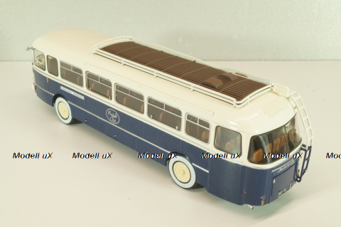 Saviem SC1 1960 , bus, blue/white, AUTOBUS DAL MONDO №71, Hachette 1:43 Уценка!