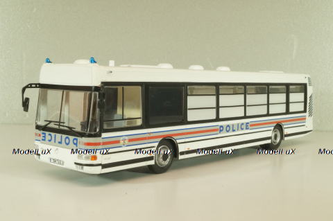 Irisbus Agora Police Nationale 2002, bus, AUTOBUS DAL MONDO №77, Hachette 1:43