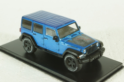 Jeep Wrangler Unlimited Black Bear Edition 2016, blue, Greenlight 1:43