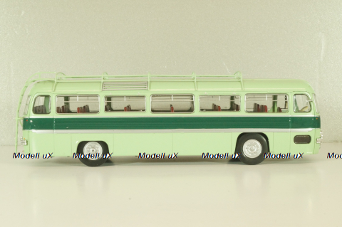 Сhausson ANG 1956, light green/dark green, bus, AUTOBUS DAL MONDO  № , Hachette 1:43