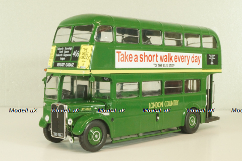 AEC Regent III RT 1947 Regent, bus, green, AUTOBUS DAL MONDO №87, Hachette 1:43 Уценка!