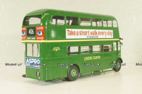 AEC Regent III RT 1947 Regent, bus, green, AUTOBUS DAL MONDO №87, Hachette 1:43 Уценка!