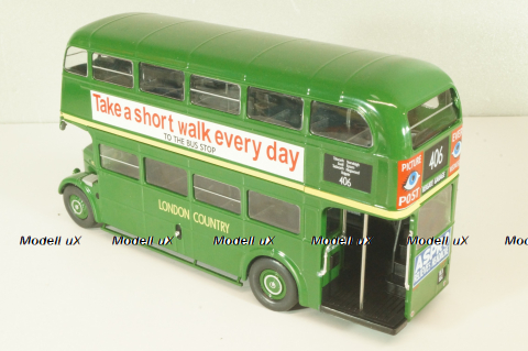 AEC Regent III RT 1947 Regent, bus, green, AUTOBUS DAL MONDO №87, Hachette 1:43 Уценка!